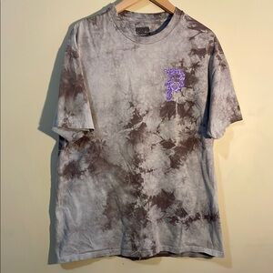 Naruto x Primitive Gray Tie-Dye T-Shirt